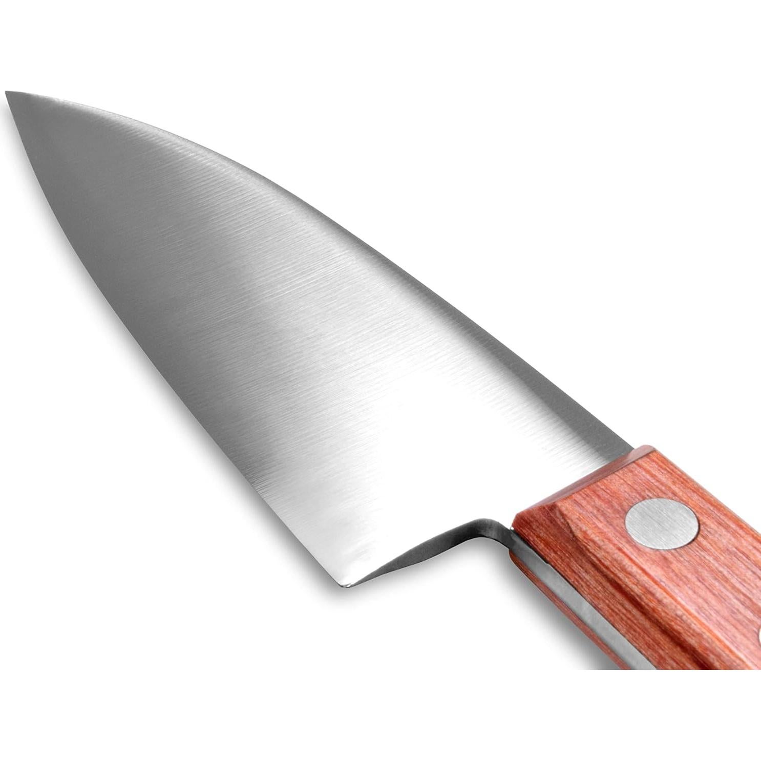 Cuchillo Deba Pequeño Tomihide 95 mm Acero Inoxidable Madera