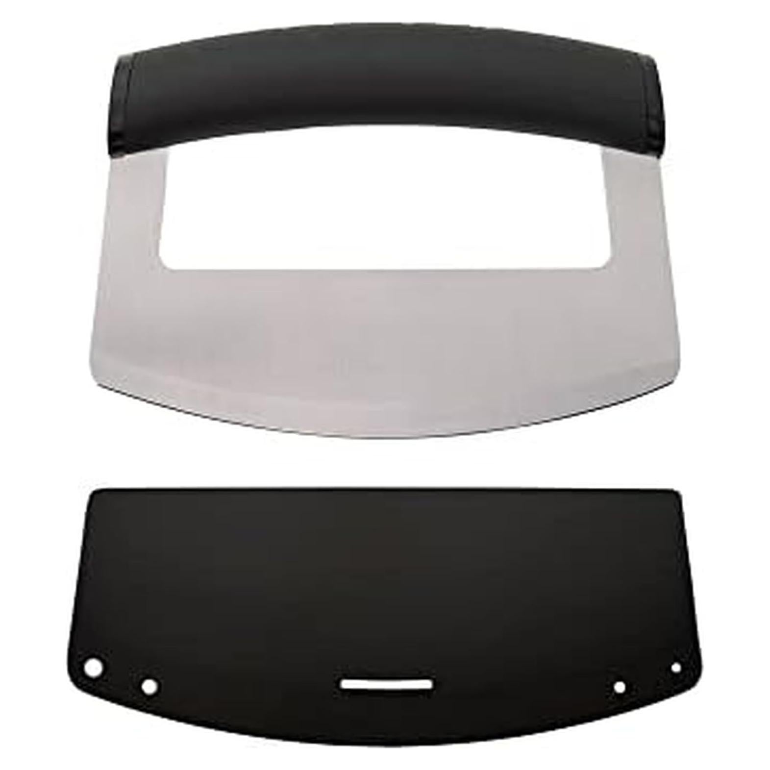 Cuchillo Mezzaluna KitchenAid 15 cm Acero Inoxidable Negro