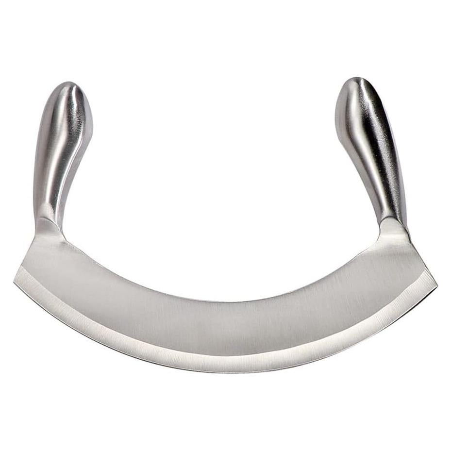 Cuchillo Mezzaluna ROQILA 22 cm Acero Inoxidable Afilado