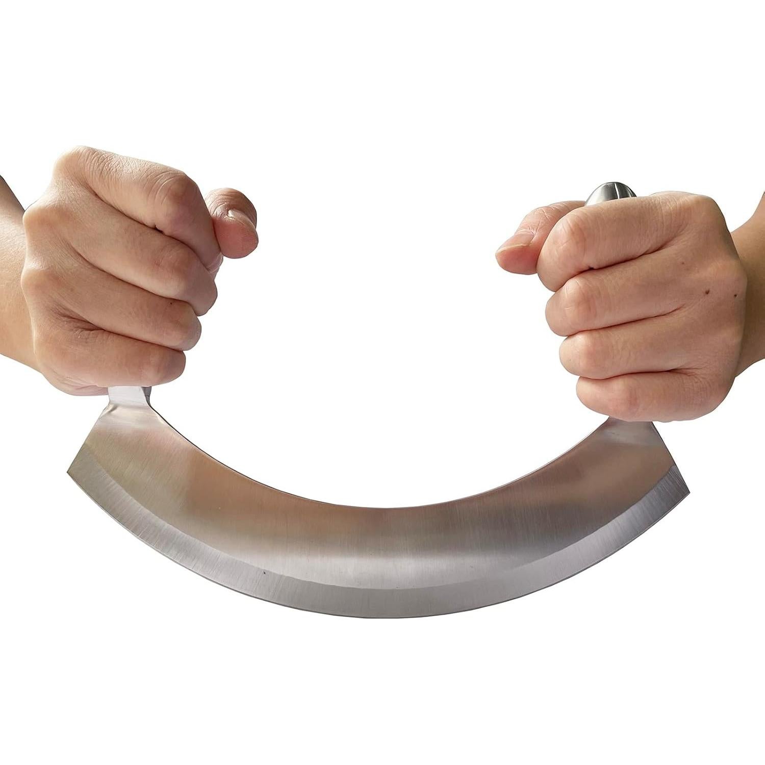 Cuchillo Mezzaluna ROQILA 22 cm Acero Inoxidable Afilado