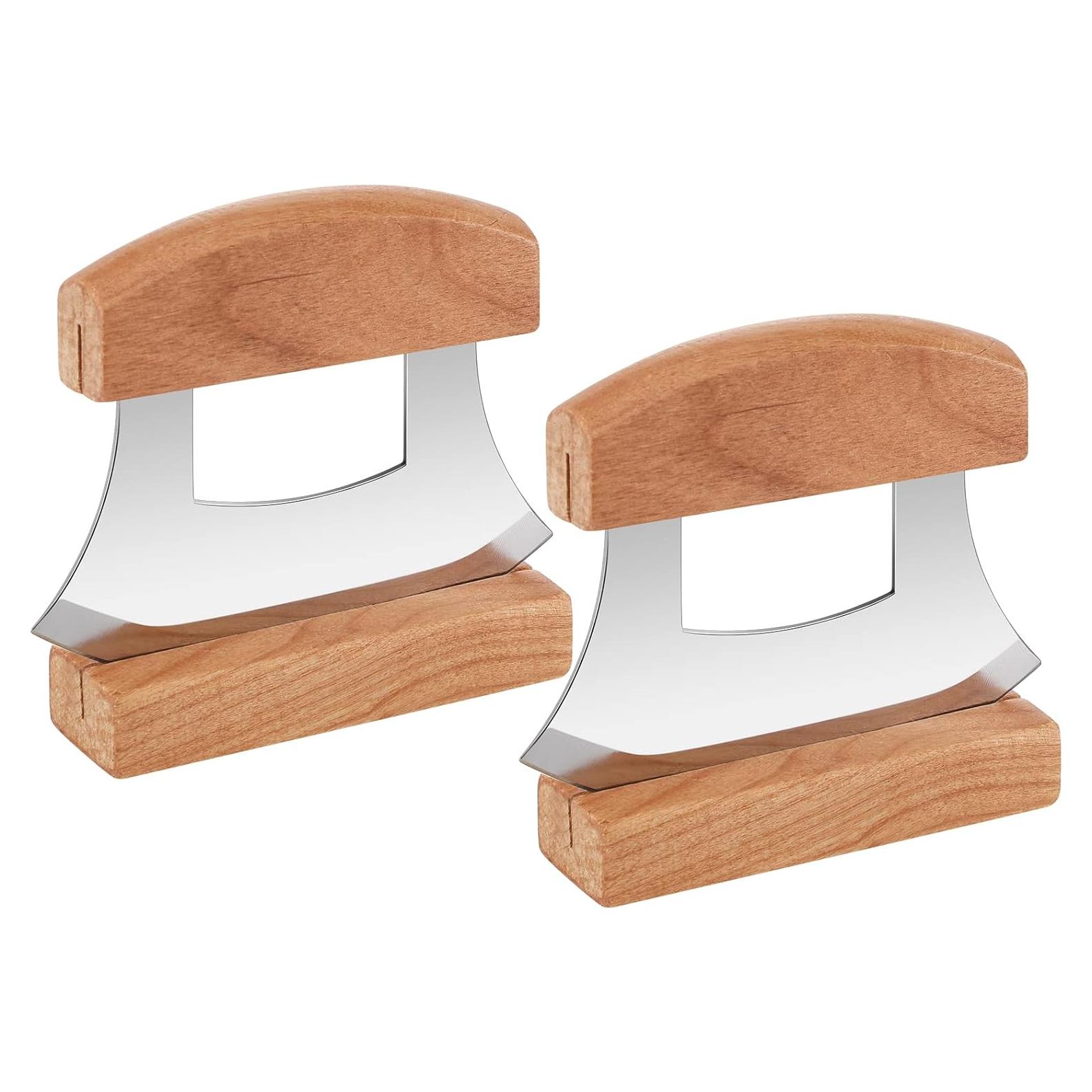 Juego de Cuchillos Mezzaluna Ulu Hanaive 10.16x12.7cm Acero Inox