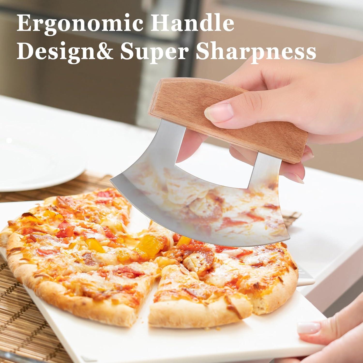 Juego de Cuchillos Mezzaluna Ulu Hanaive 10.16x12.7cm Acero Inox