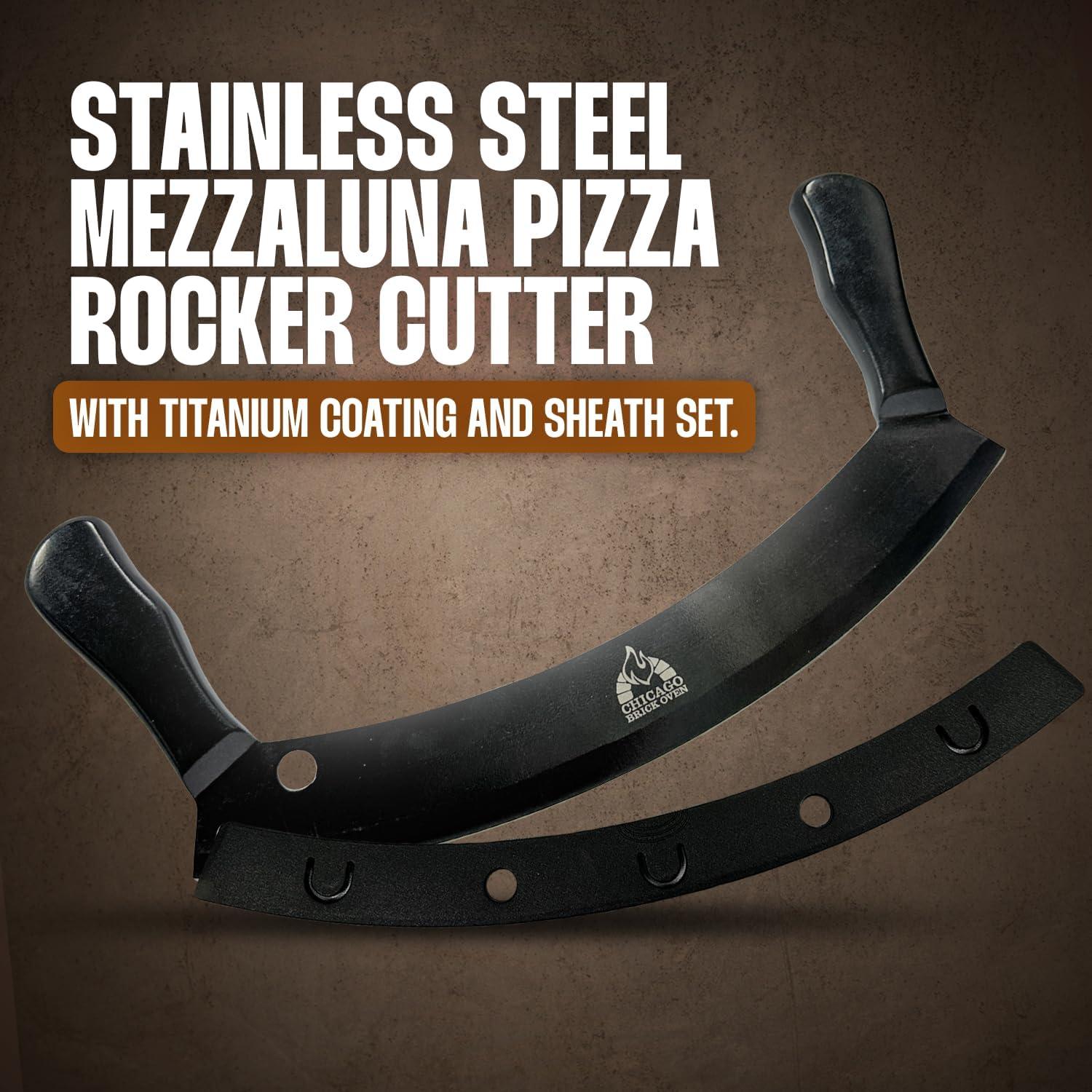 Cortador de Pizza 30.48 cm Chicago Brick Oven Acero Inoxidable