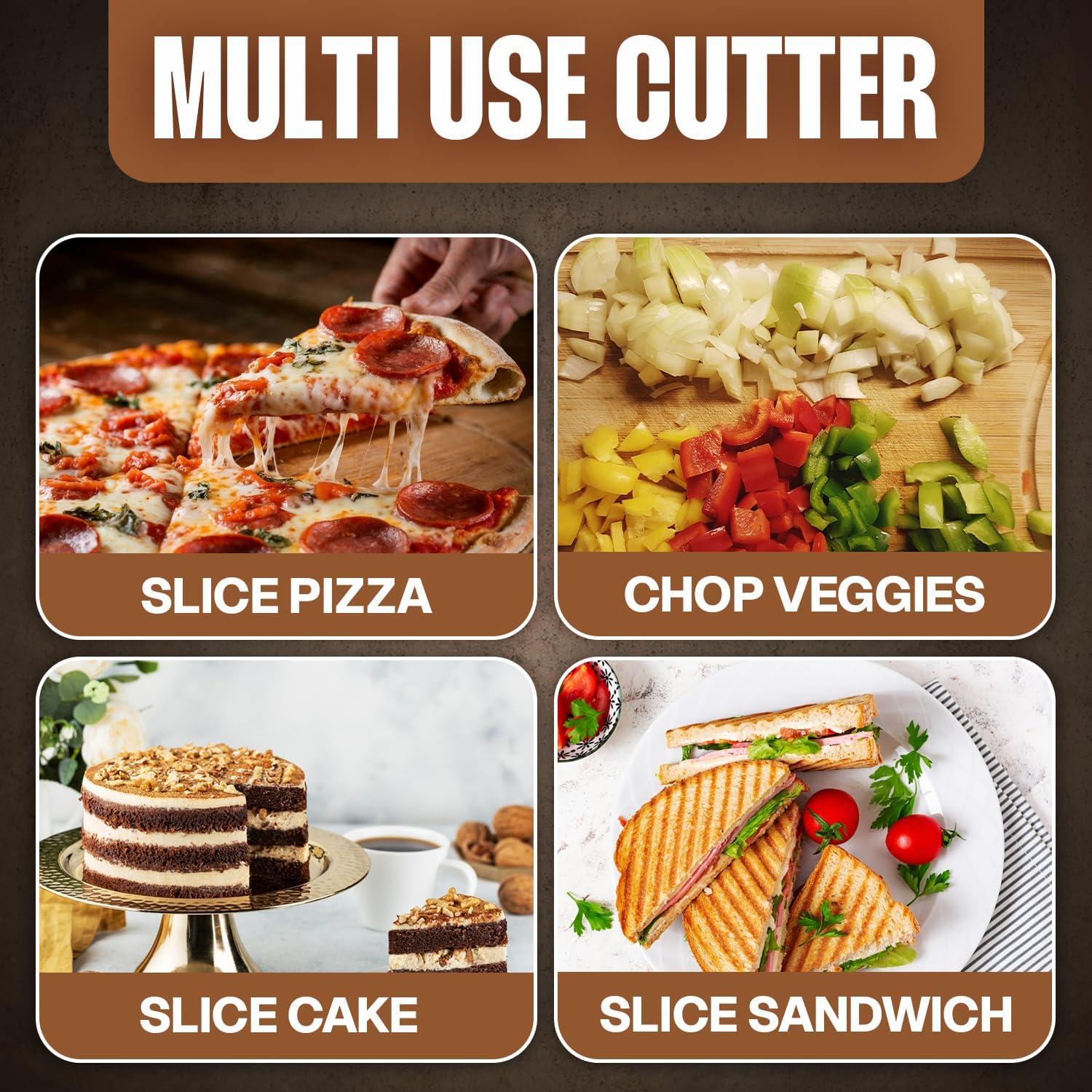 Cortador de Pizza 30.48 cm Chicago Brick Oven Acero Inoxidable