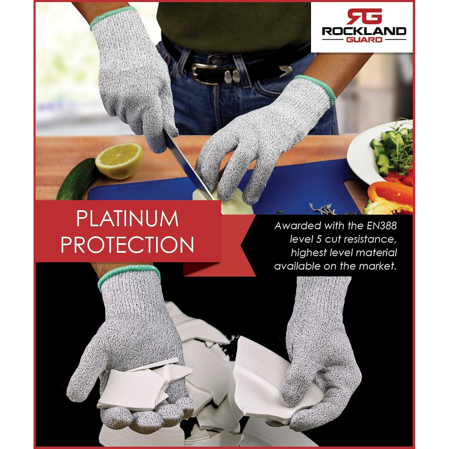 Juego de cuchillos para abrir ostras Rockland Guard - Acero inoxidable