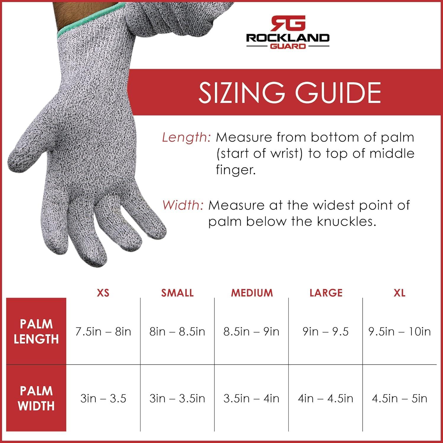 Juego de cuchillos para abrir ostras Rockland Guard - Acero inoxidable
