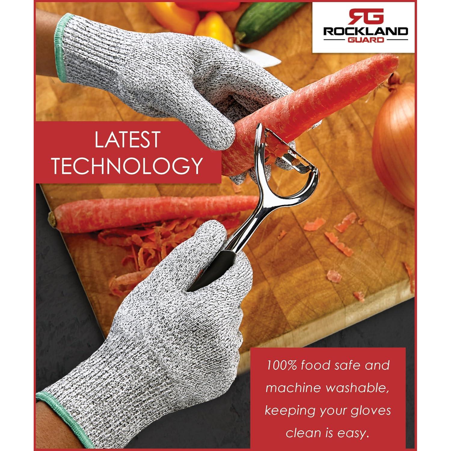 Juego de cuchillos para abrir ostras Rockland Guard - Acero inoxidable