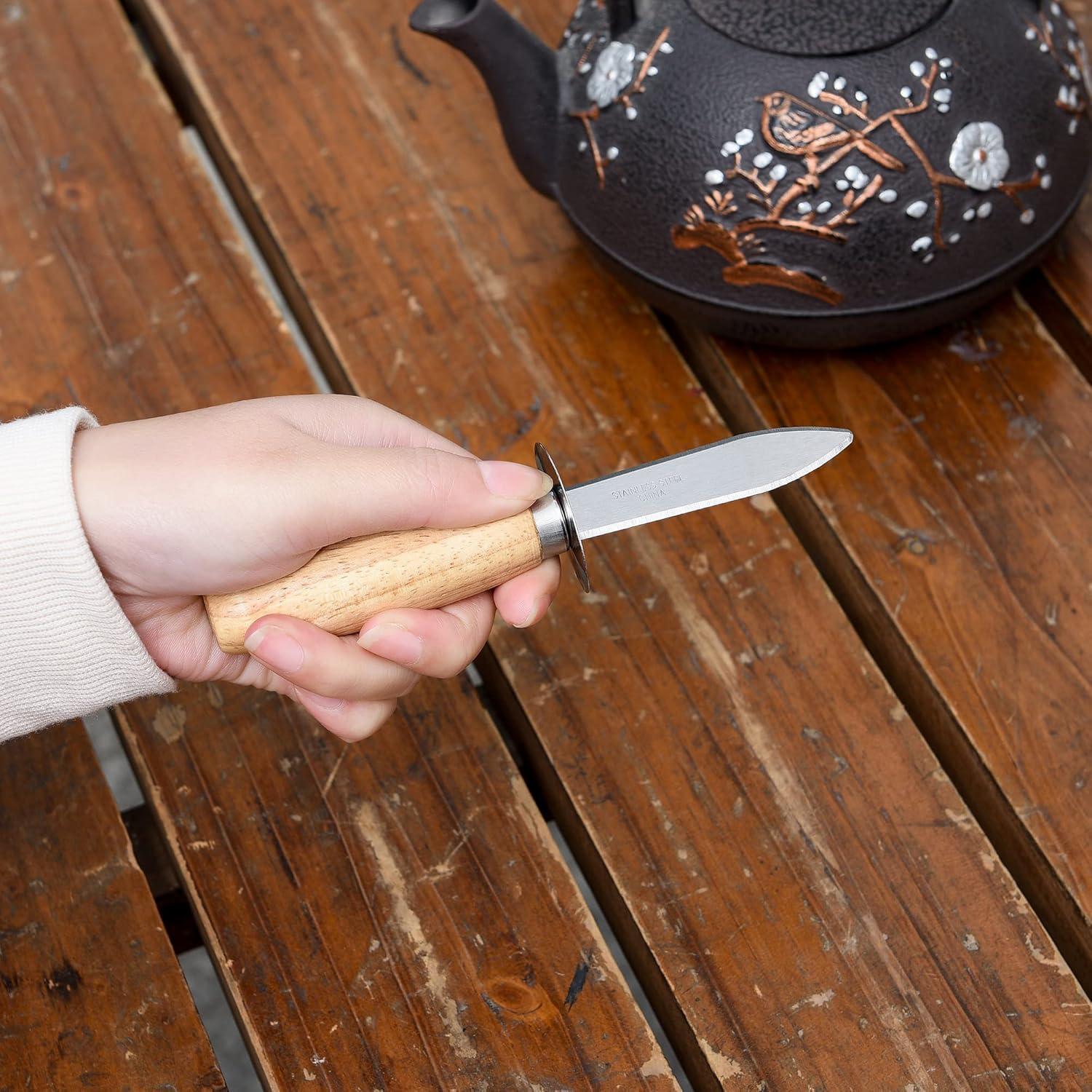 Cuchillos para Abrir Ostras MGTECH - Paquete de 10 Unidades