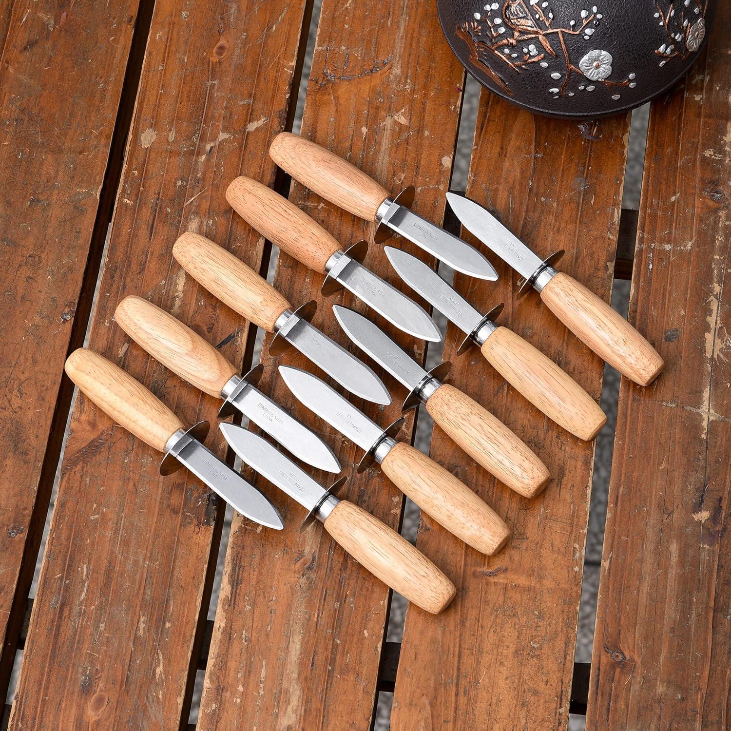 Cuchillos para Abrir Ostras MGTECH - Paquete de 10 Unidades