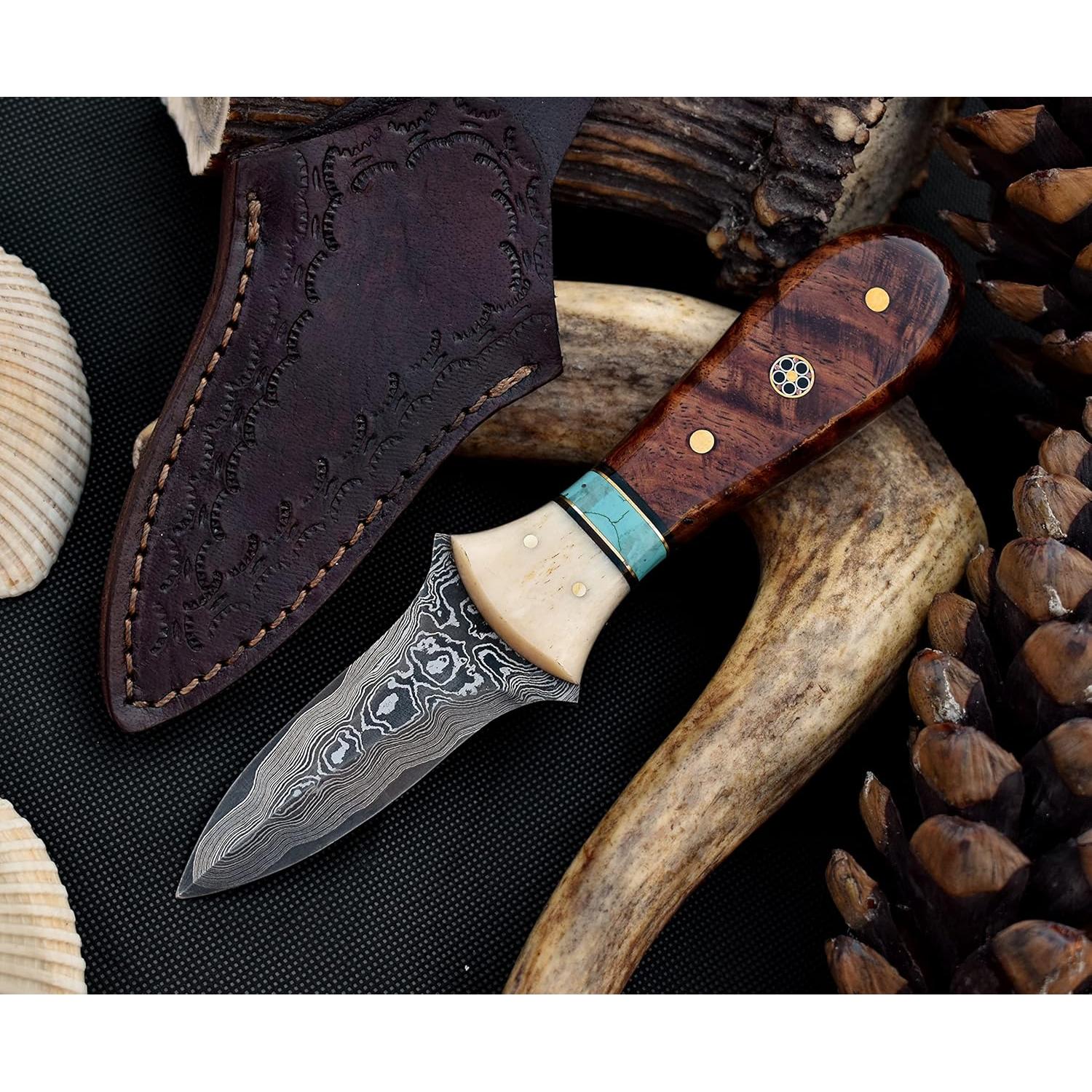 Cuchillo para abrir ostras Silver Edge Damasco 17.78 cm