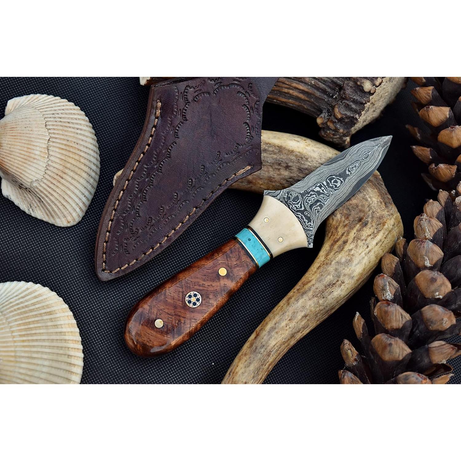 Cuchillo para abrir ostras Silver Edge Damasco 17.78 cm