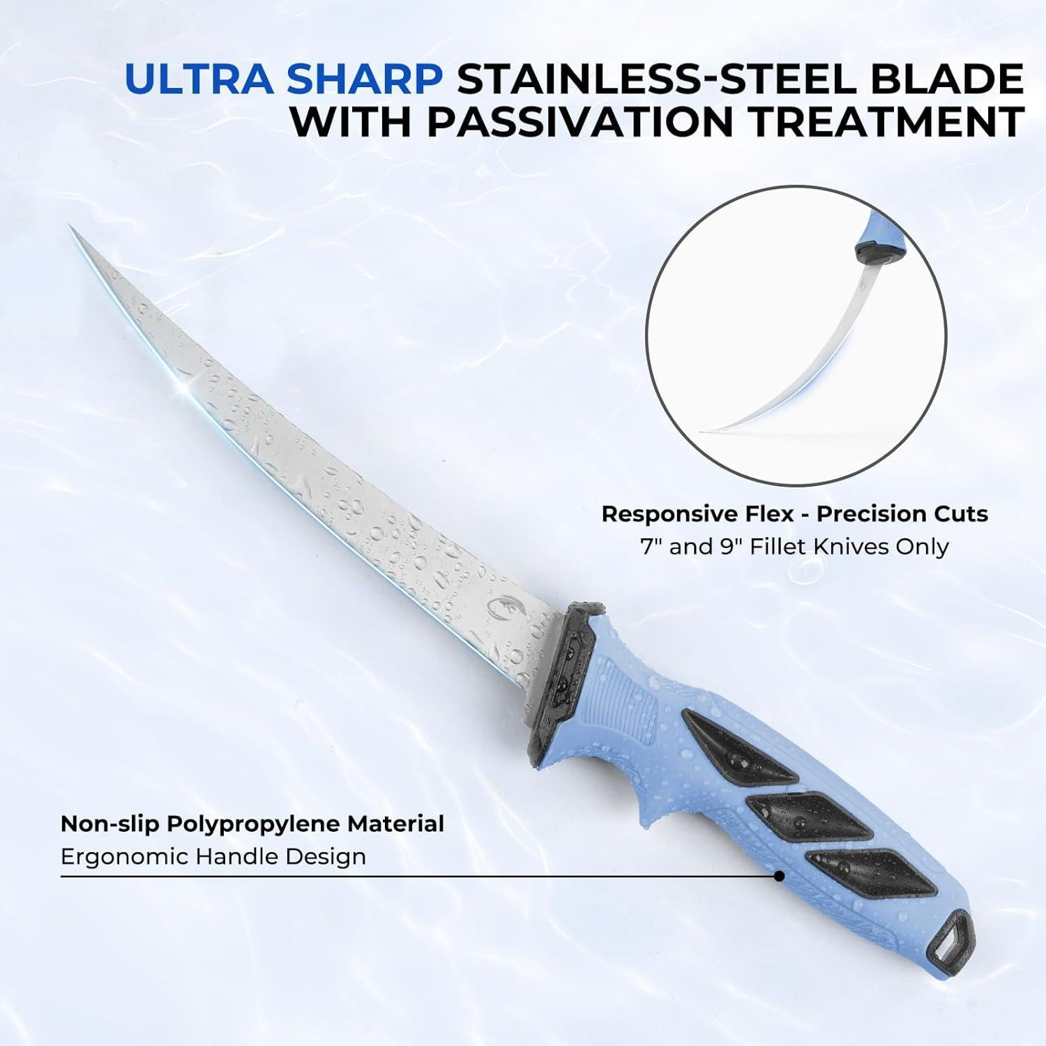 Kit Combo de Cuchillos de Filete Calamus SwiftGlide 7" y 9"