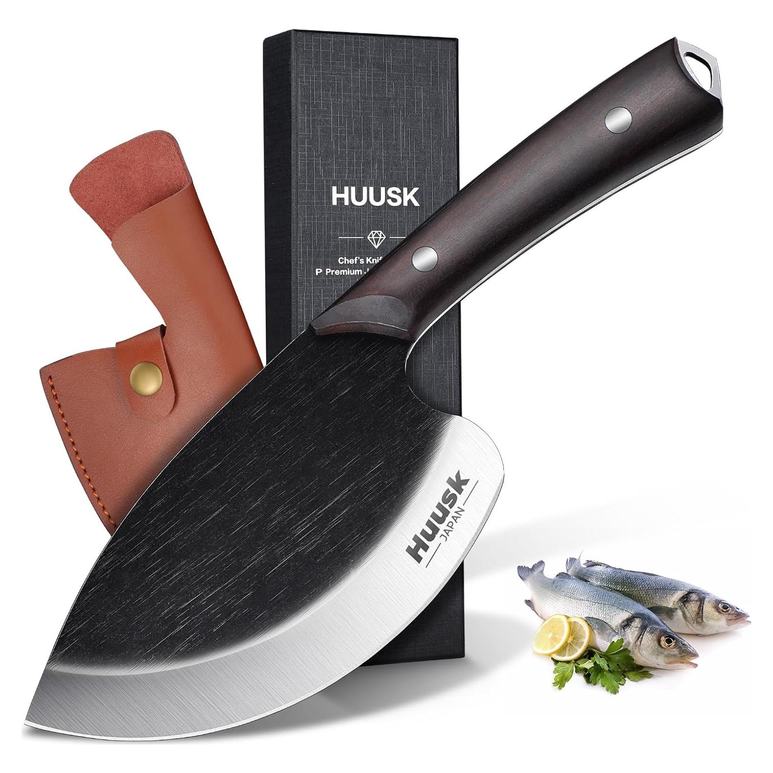 Cuchillo de Pescado Huusk 14.48 cm Acero Carbono Ergonomico
