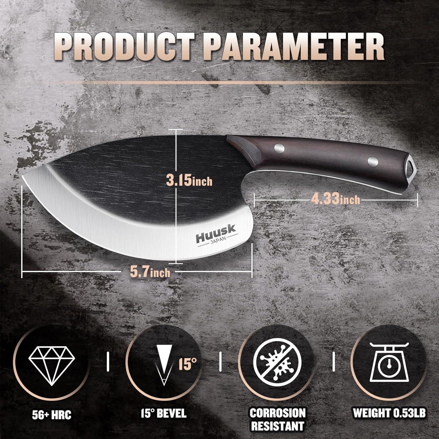 Cuchillo de Pescado Huusk 14.48 cm Acero Carbono Ergonomico