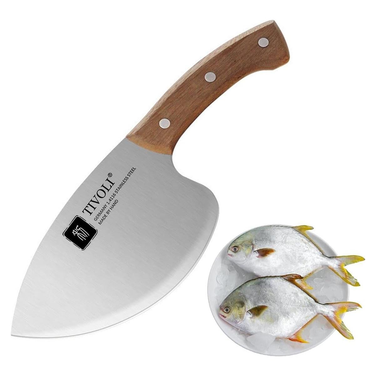 Cuchillo de Pescado TIJERAS 15.5cm Acero Inoxidable Forjado