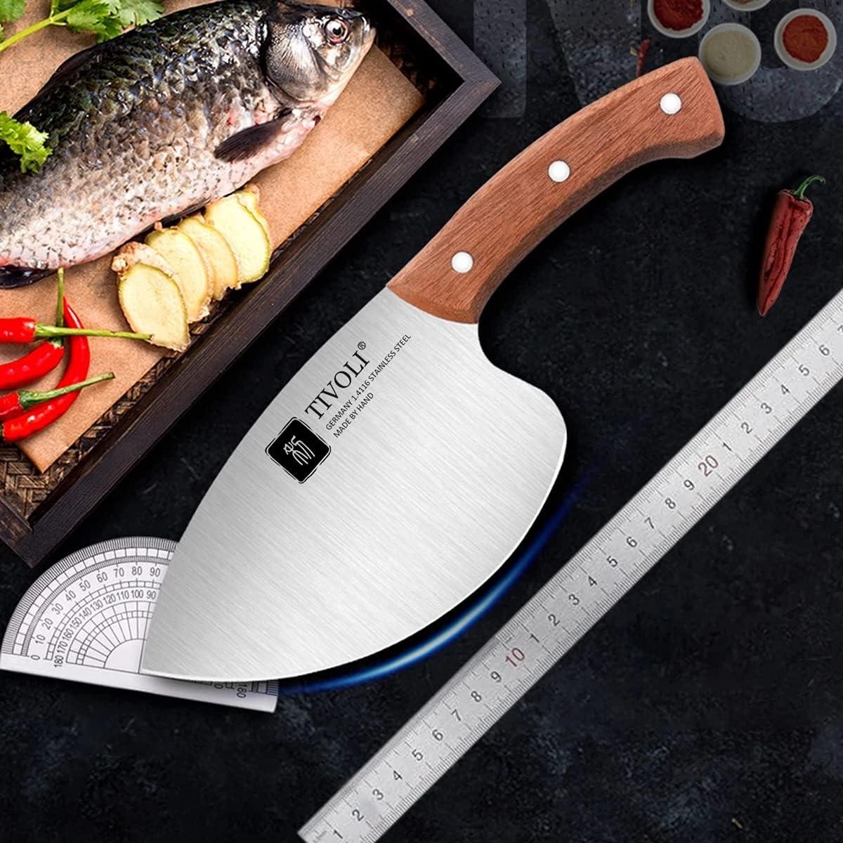 Cuchillo de Pescado TIJERAS 15.5cm Acero Inoxidable Forjado