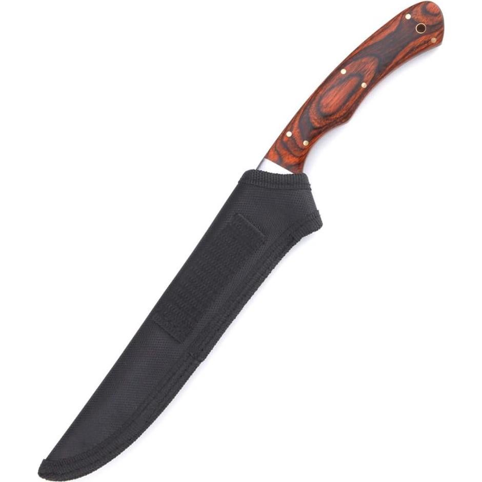 Cuchillo de Filete ILEAF 30.48 cm Acero Inoxidable Mango Madera