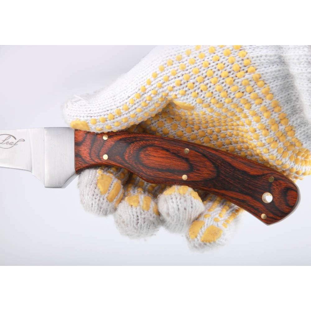 Cuchillo de Filete ILEAF 30.48 cm Acero Inoxidable Mango Madera