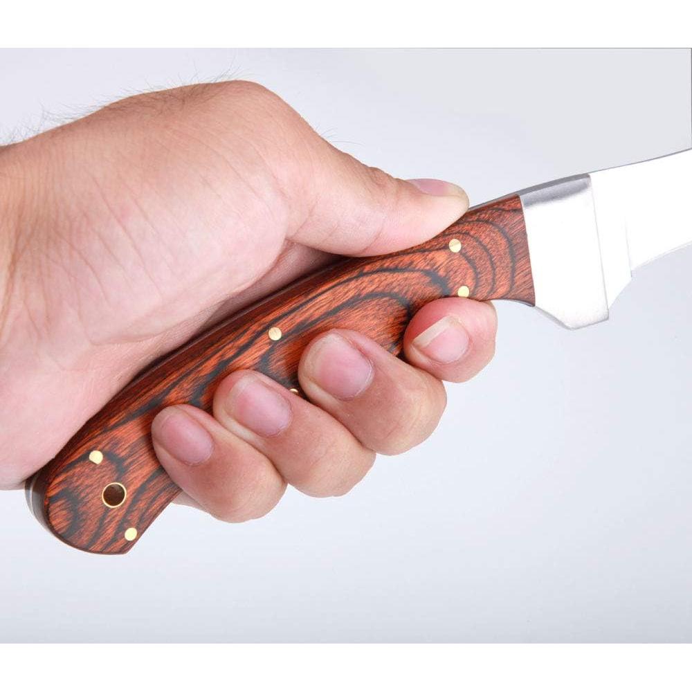 Cuchillo de Filete ILEAF 30.48 cm Acero Inoxidable Mango Madera