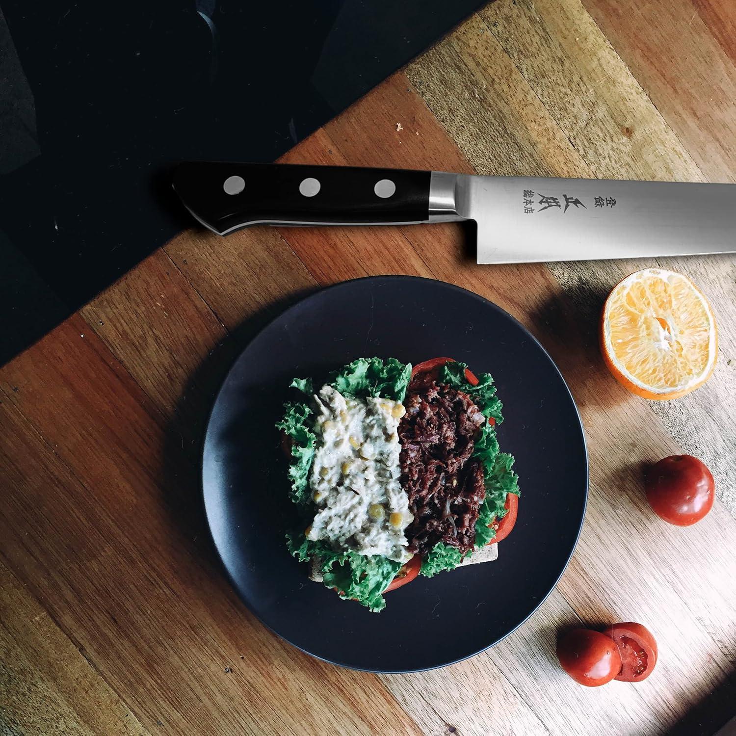 Cuchillo de Slicing Sujihiki Masamoto AT 270mm Acero Inoxidable