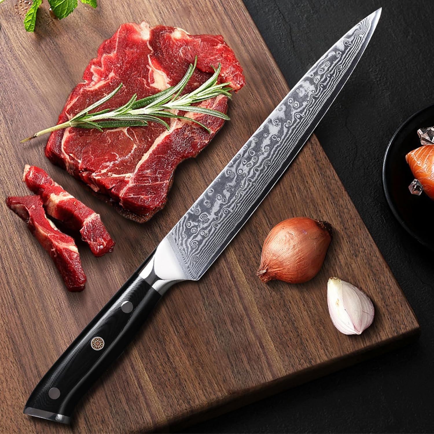 Cuchillo de Sashimi Profesional TURWHO 20 cm Acero VG-10