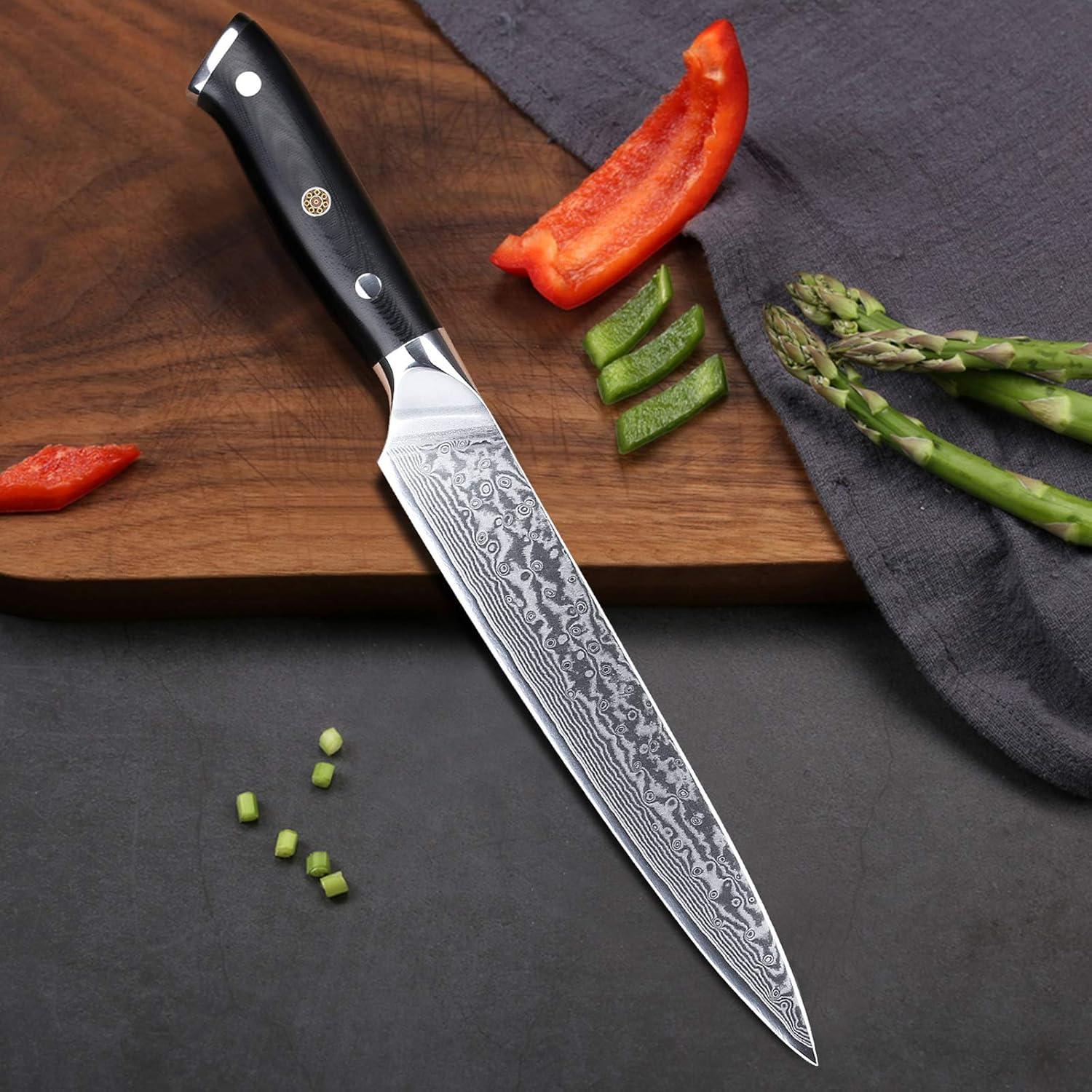 Cuchillo de Sashimi Profesional TURWHO 20 cm Acero VG-10