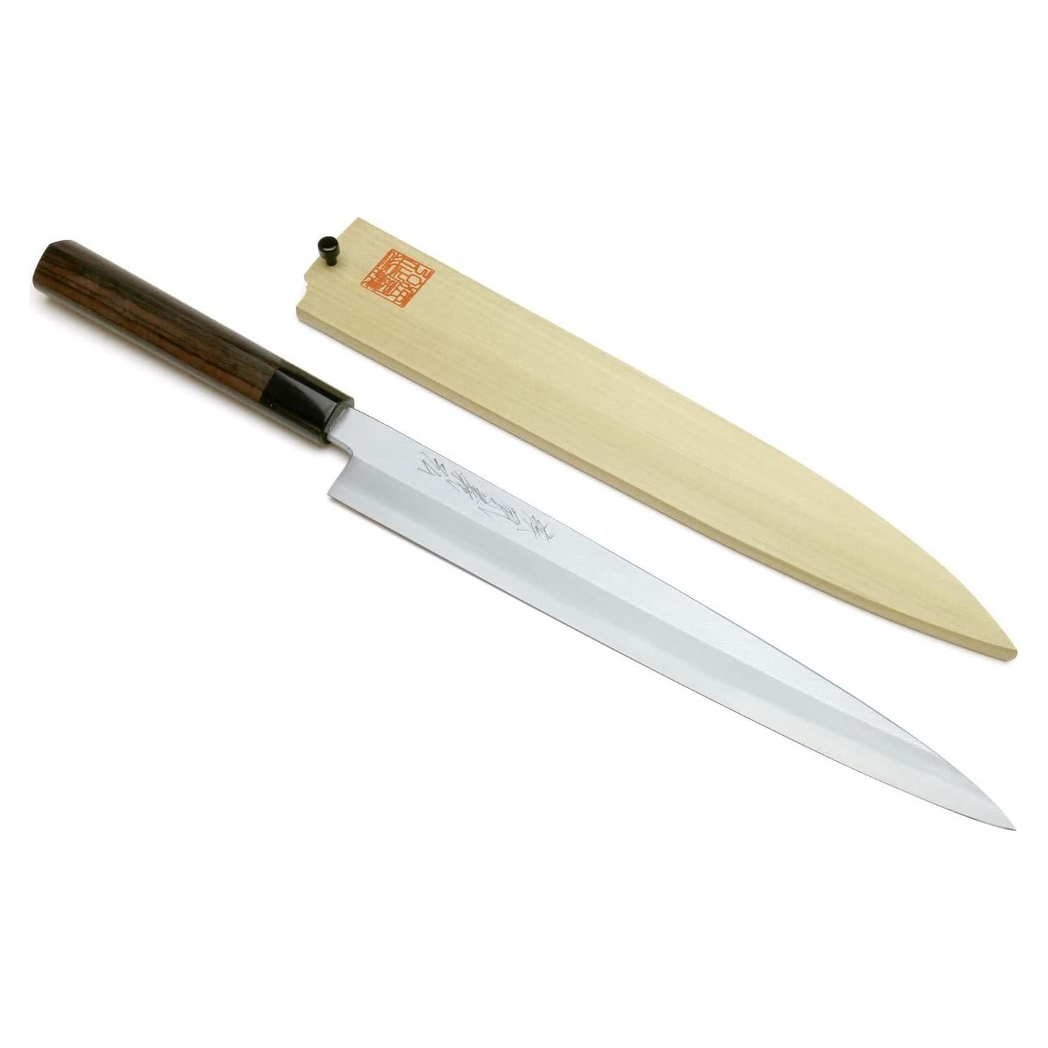 Cuchillo de Chef Yoshihiro Yanagi 300mm Acero Carbono Alto
