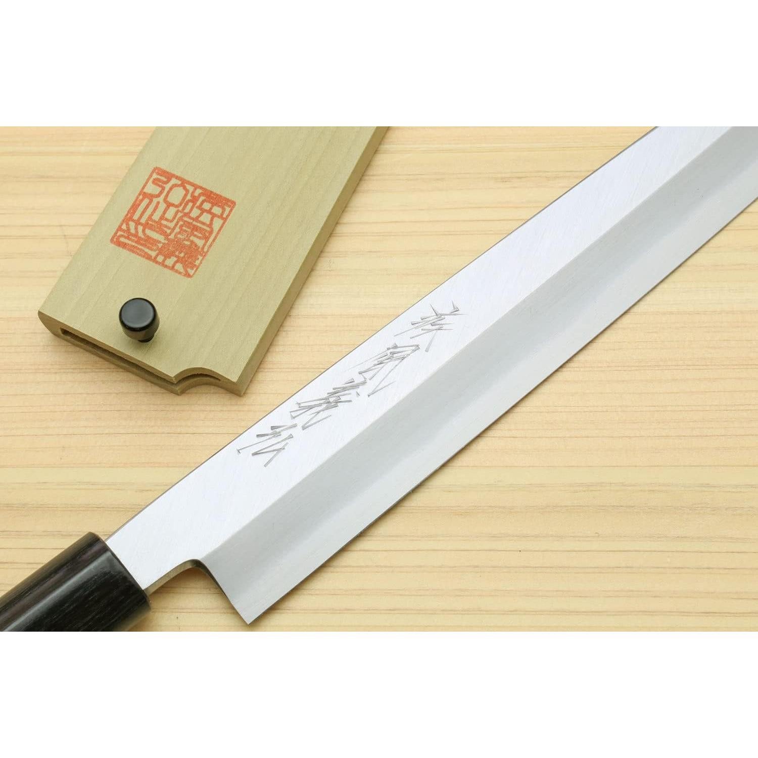 Cuchillo de Chef Yoshihiro Yanagi 300mm Acero Carbono Alto