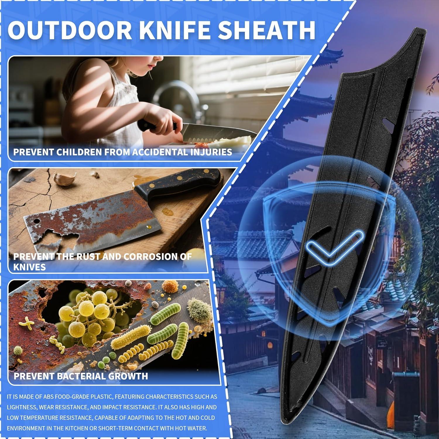 Cuchillo de Filete 20.32 cm XYJ Acero Inoxidable Mango Ergonómico