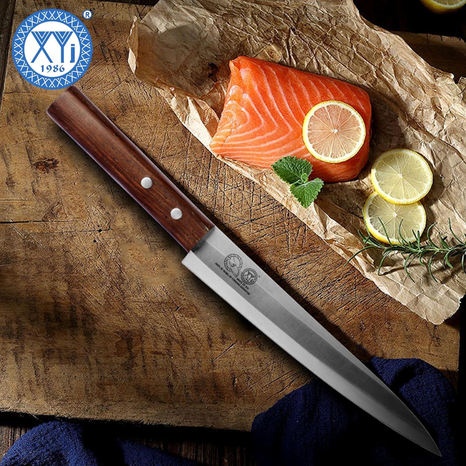 Cuchillo de Filete 20.32 cm XYJ Acero Inoxidable Mango Ergonómico