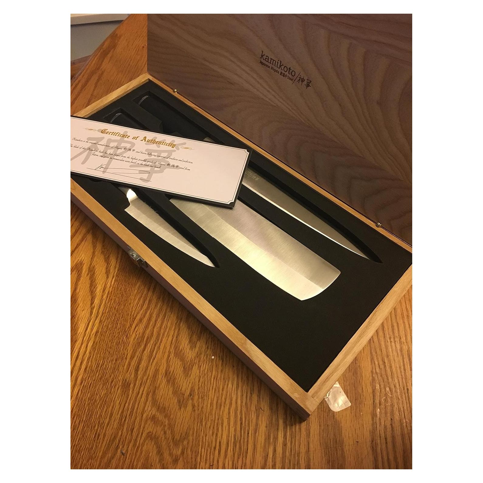 Juego de Cuchillos Kamikoto Kanpeki 3 Piezas Forjados