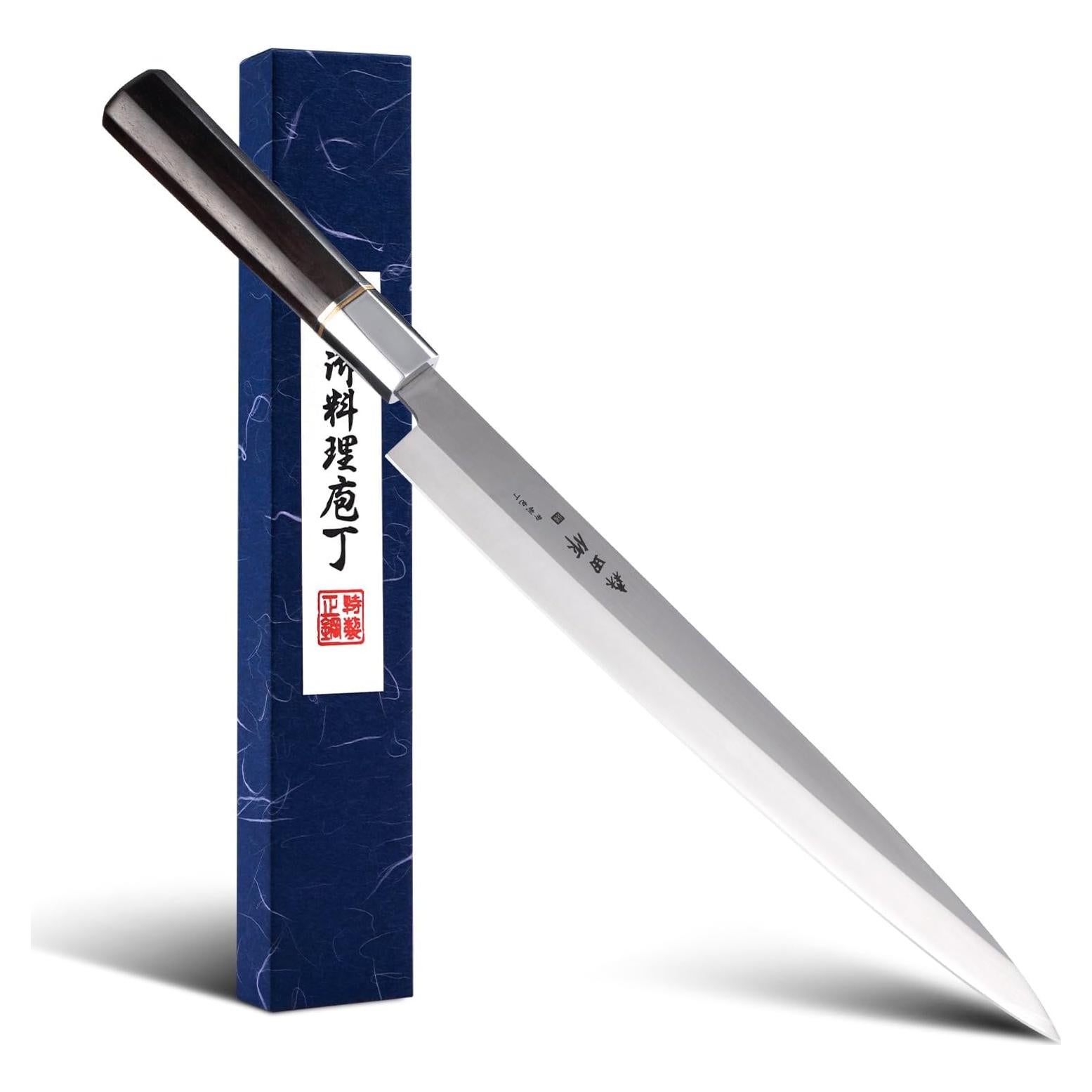 Cuchillo de Sushi Yanagiba 30cm Sumteene Acero Inoxidable