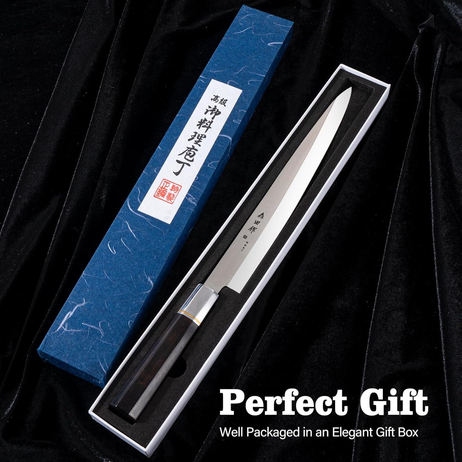 Cuchillo de Sushi Yanagiba 30cm Sumteene Acero Inoxidable