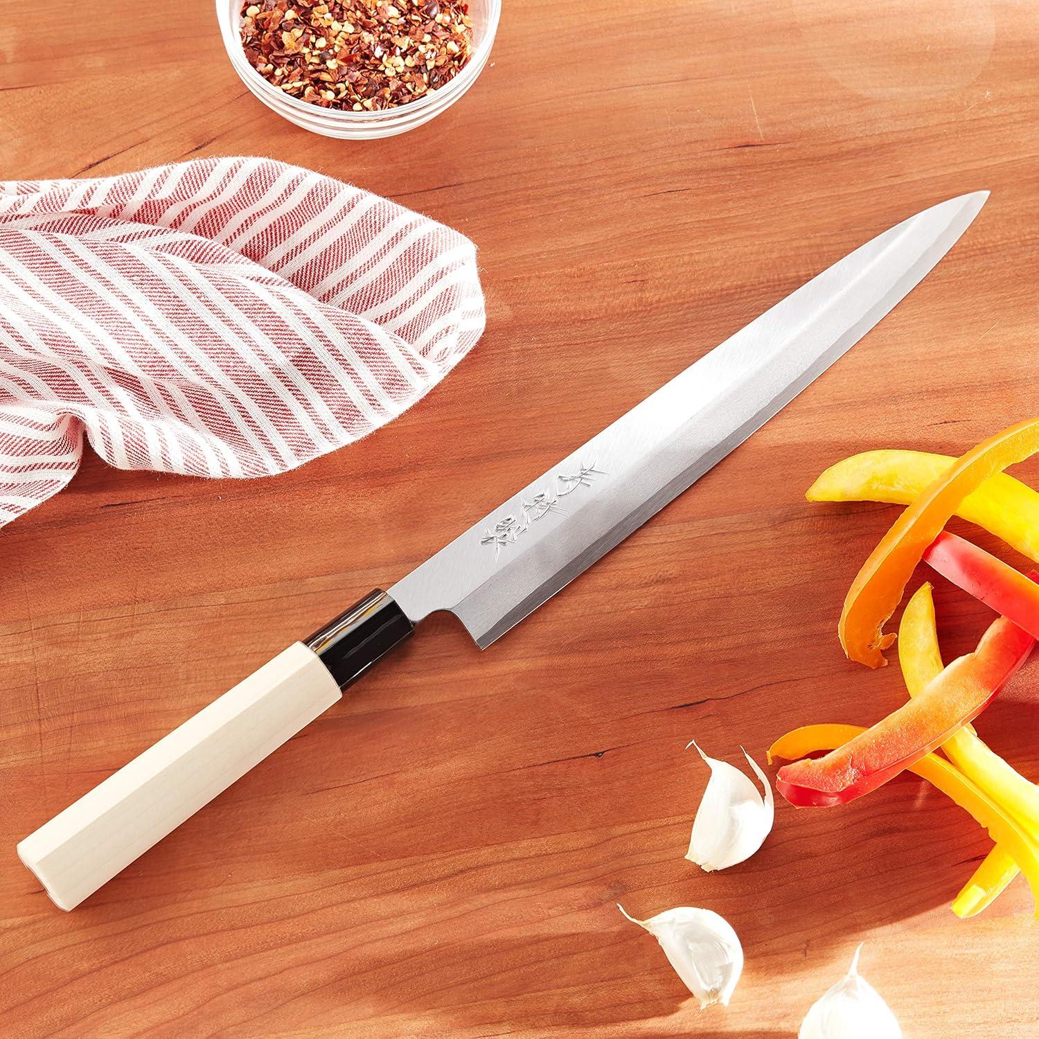 Cuchillo de Sashimi Yanagi Kotobuki 24.1 cm Acero SK-5