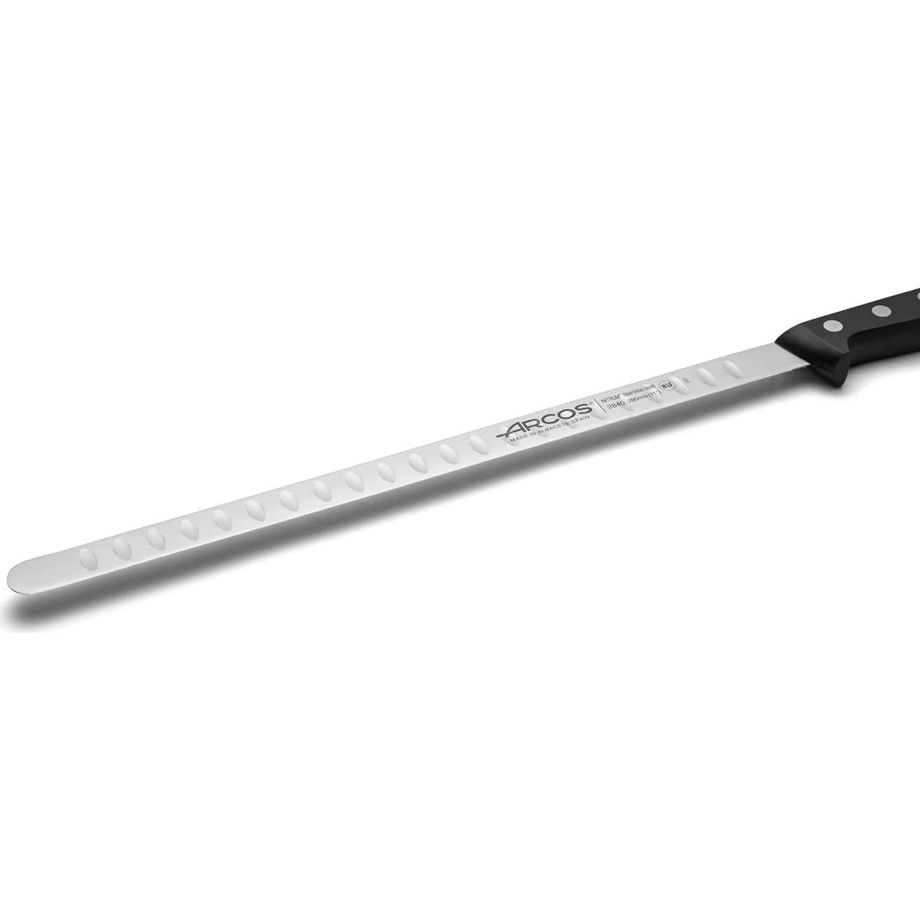 Cuchillo de Salmón Arcos 290 mm Acero Inoxidable POM Negro