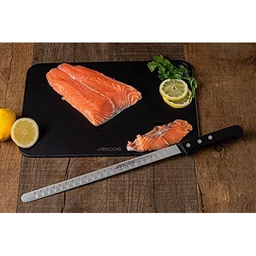 Cuchillo de Salmón Arcos 290 mm Acero Inoxidable POM Negro