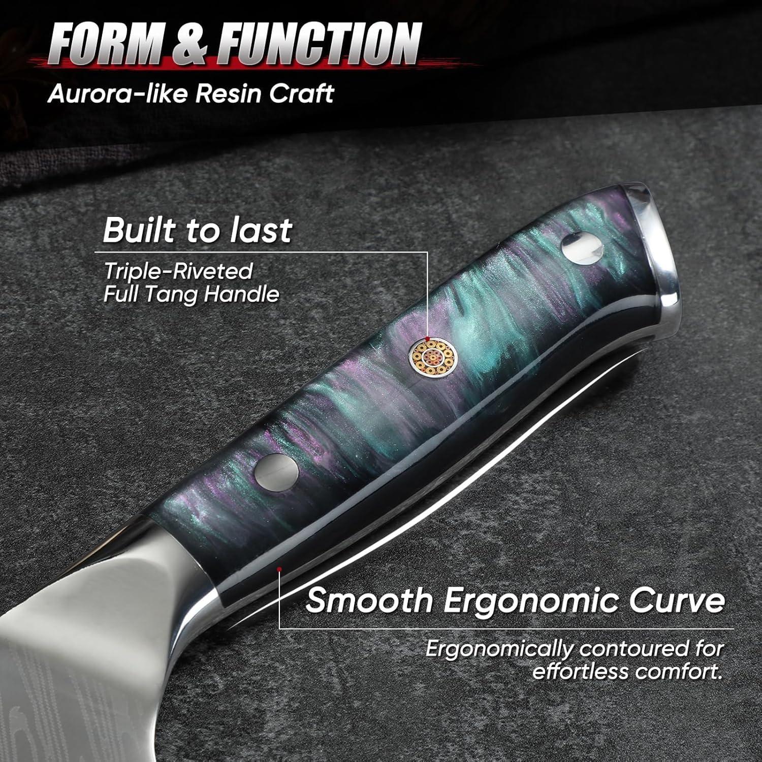 Cuchillo de Filete Huusk 18 cm Acero Inoxidable con Funda