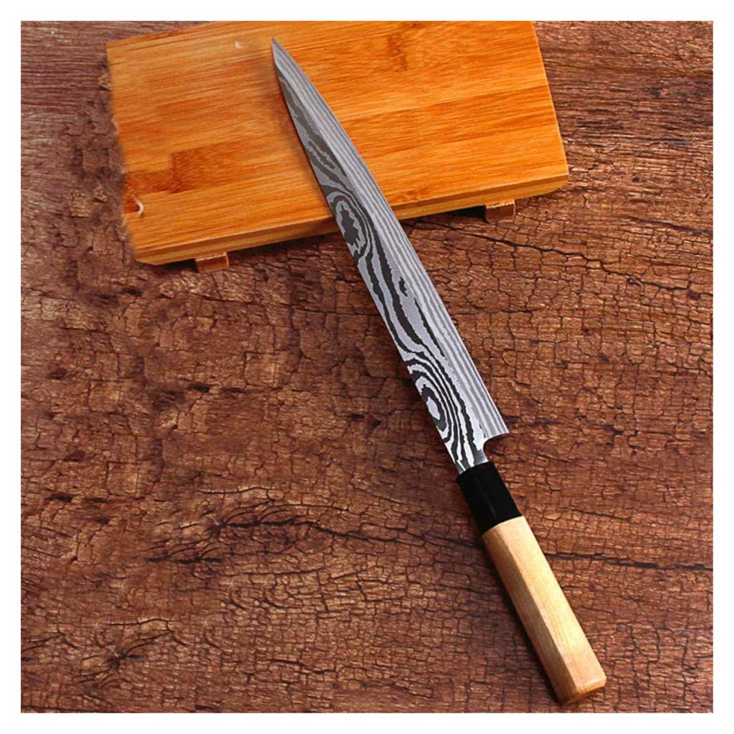 Cuchillo Sashimi Profesional LIUZHANGYU 24cm Acero Inoxidable
