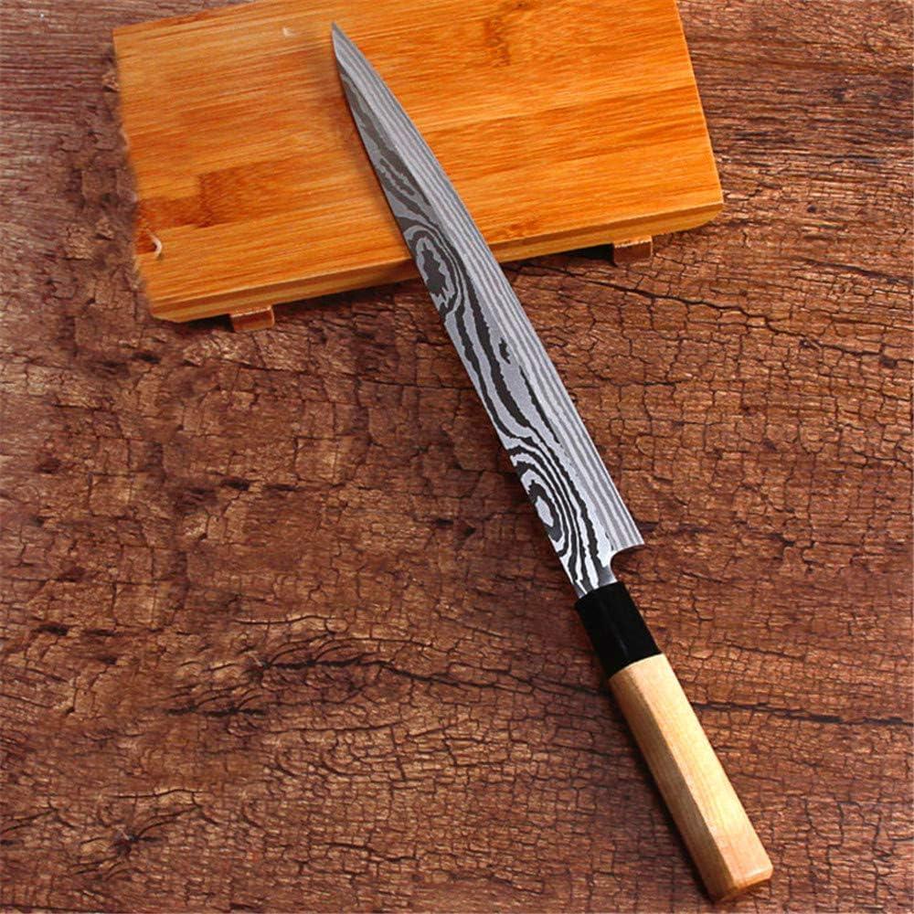 Cuchillo Sashimi Profesional LIUZHANGYU 24cm Acero Inoxidable