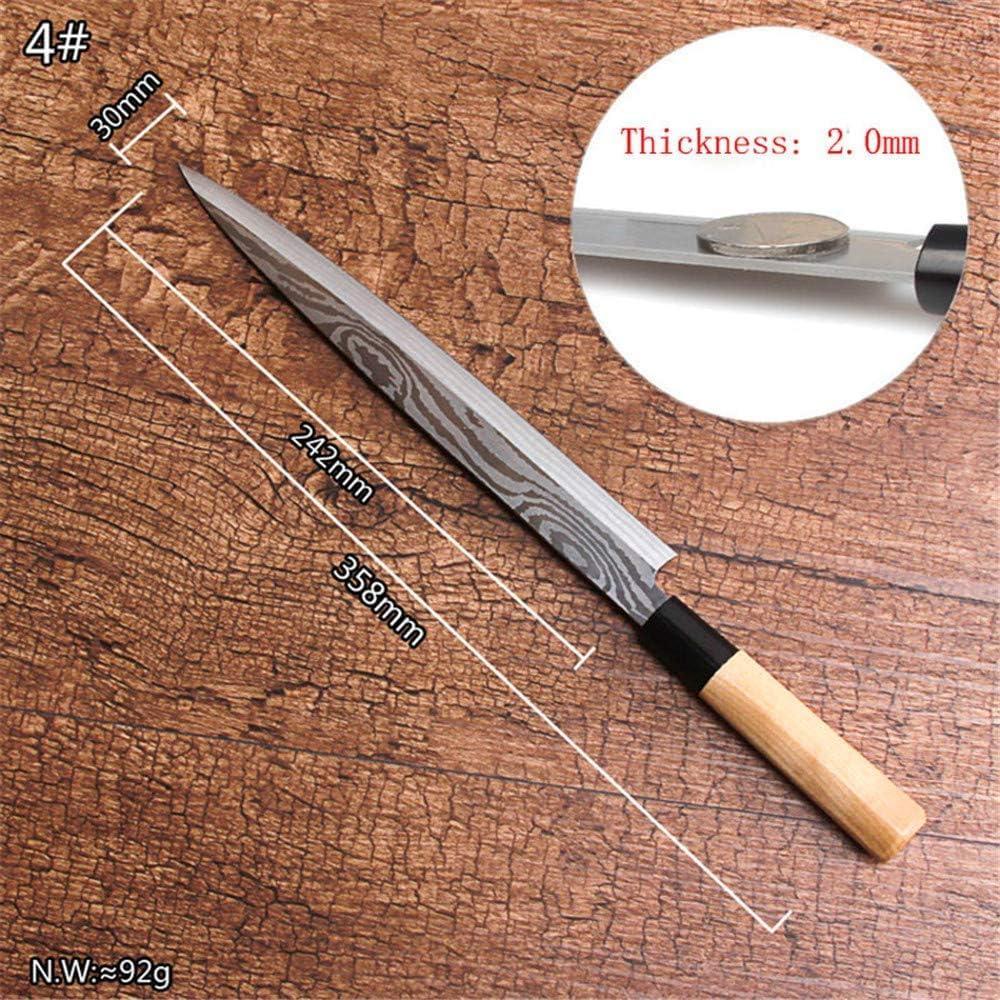 Cuchillo Sashimi Profesional LIUZHANGYU 24cm Acero Inoxidable