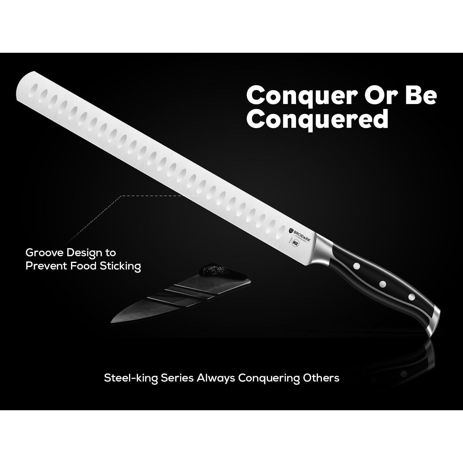 Cuchillo de Tallar Pecho BRODARK 30.48 cm Acero Inoxidable