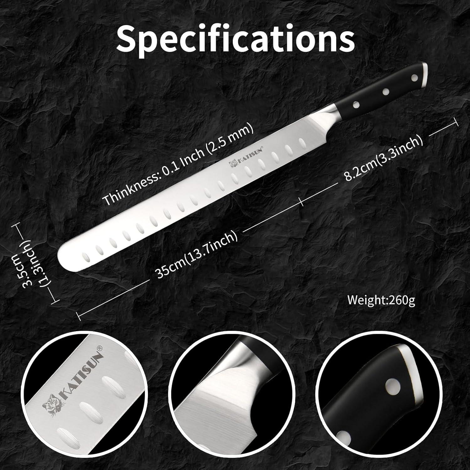 Cuchillo para Brisket KATISUN 30 cm Acero Inoxidable Ergonómico