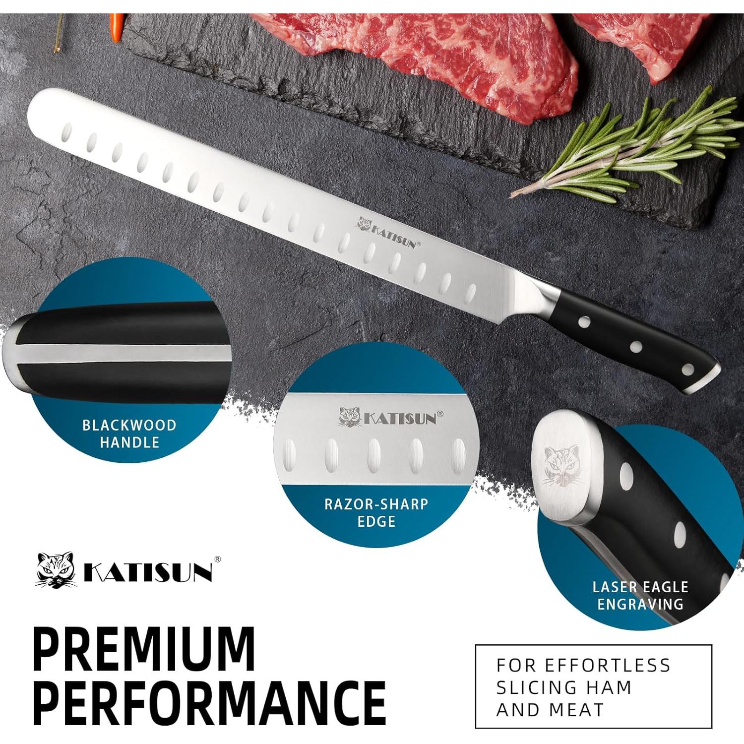 Cuchillo para Brisket KATISUN 30 cm Acero Inoxidable Ergonómico