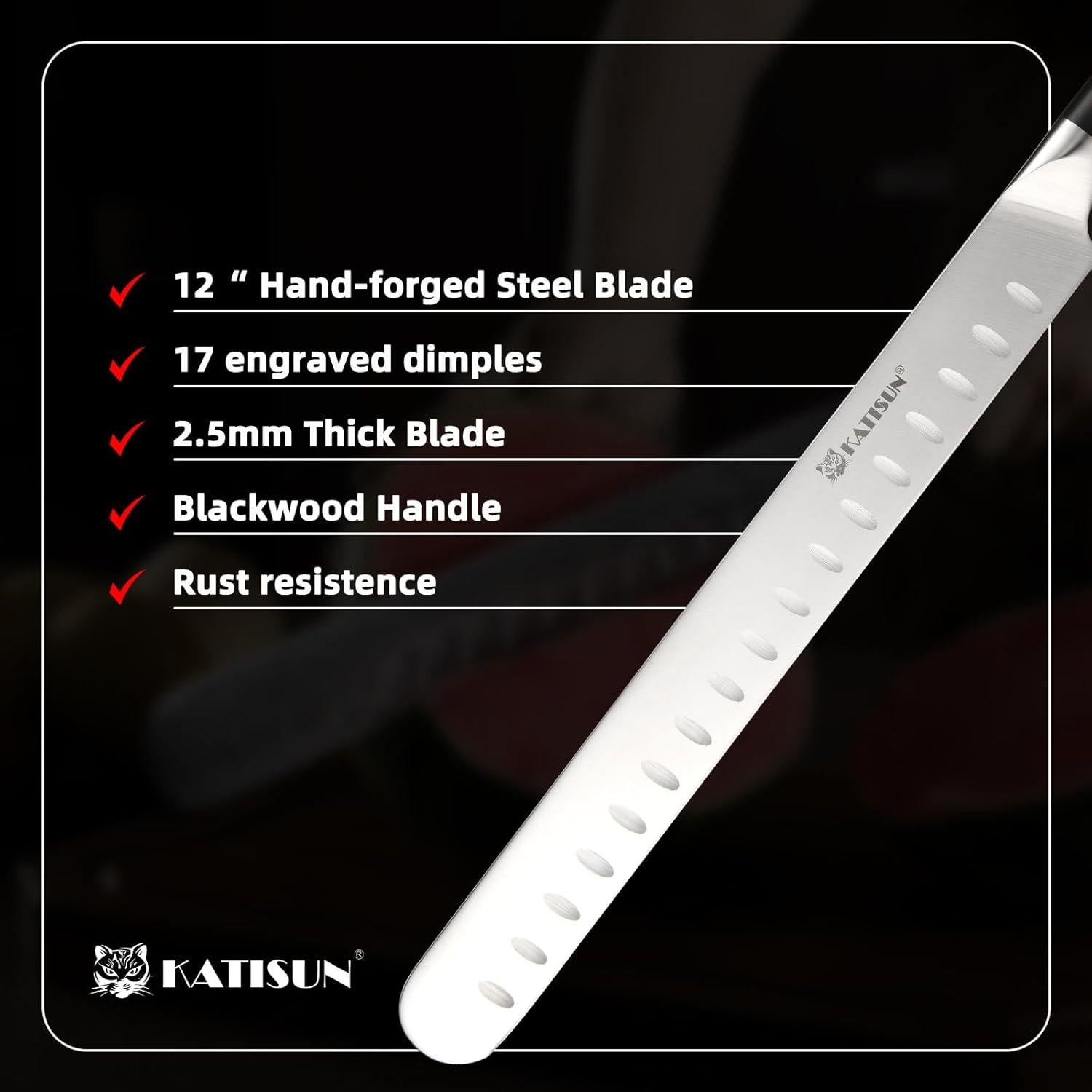 Cuchillo para Brisket KATISUN 30 cm Acero Inoxidable Ergonómico