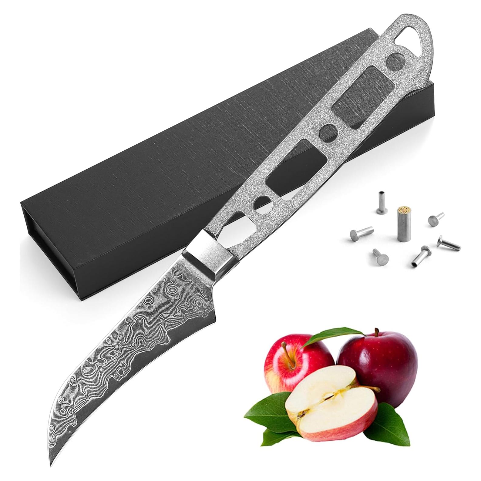 Kit de Cuchillo en Blanco KATSURA 2.75" Damasco AUS-10