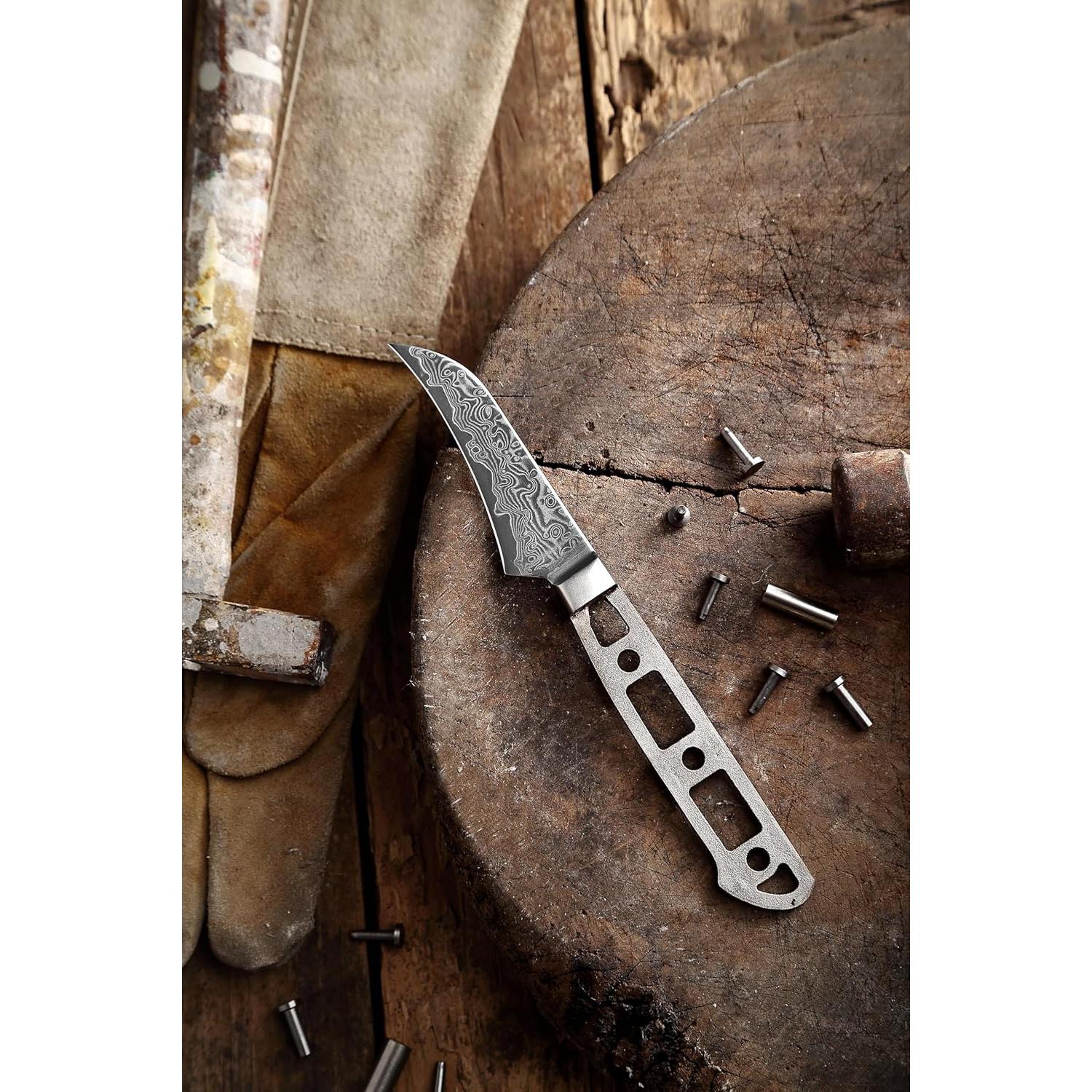 Kit de Cuchillo en Blanco KATSURA 2.75" Damasco AUS-10