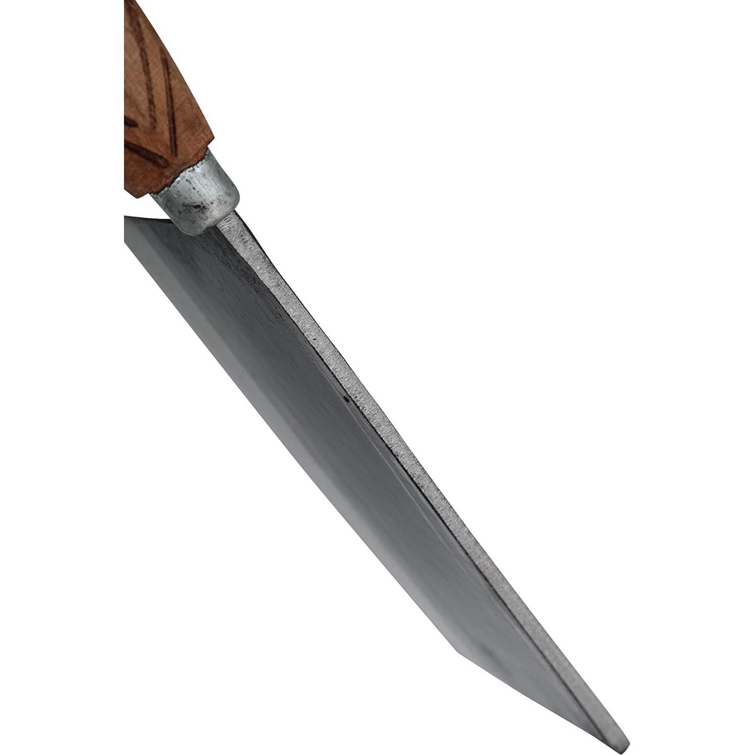 Cuchillo de Chef Chino Kitory D3, Acero Carbono Forjado 20 cm