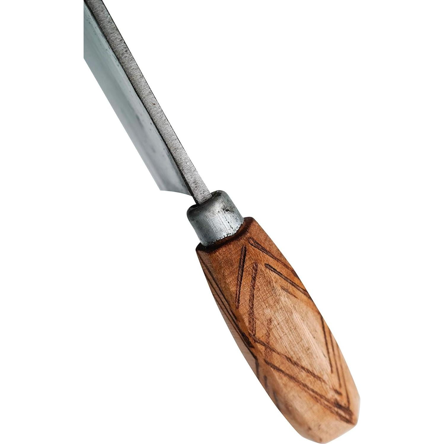 Cuchillo de Chef Chino Kitory D3, Acero Carbono Forjado 20 cm