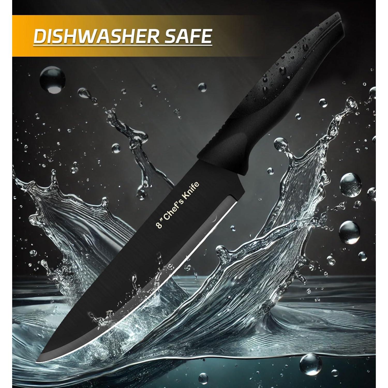 Juego de Cuchillos de Cocina XANAPON 14 Piezas Acero Inoxidable