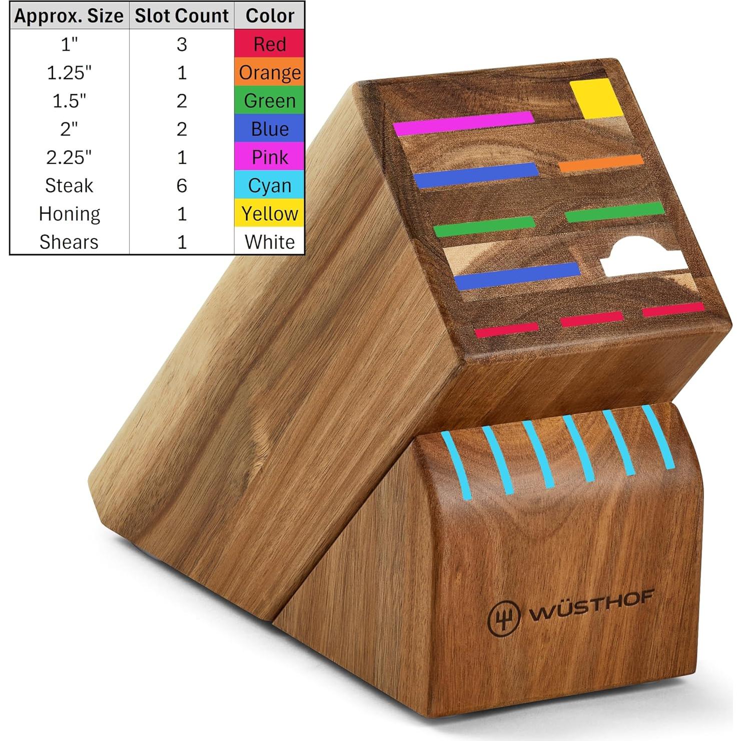 Juego de Cuchillos Wüsthof Gourmet 16 Piezas Acero Inoxidable